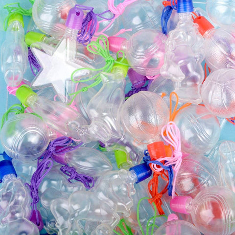 2.5" to 4" SAND ART NECKLACES (60PCS/BAG) LLB kids toys