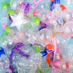 2.5" to 4" SAND ART NECKLACES (60PCS/BAG) LLB kids toys