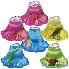 4" Volcano Dinosaur Putty 12ct - LLB Toys