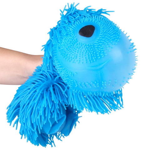 9" Shaggy Puffer Dog - LLB Toys
