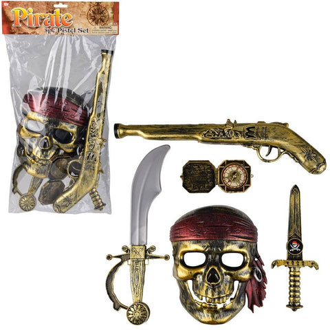 5 Piece Pirate Set Novelty Toy - LLB Toys