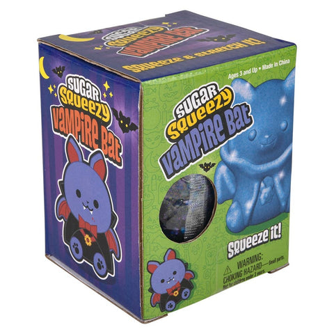Jumbo Sugar Squeezy Halloween Vampire Bat 4" - LLB Toys
