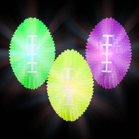 3" Mardi Gras Light-Up Football - LLB Toys