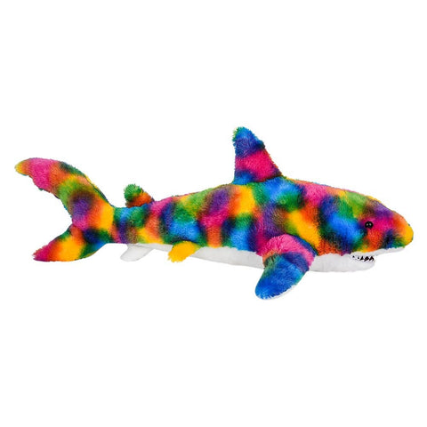 35" RAINBOW SPLATTER SHARK LLB Plush Toys