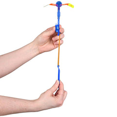 Premium Blue Light-Up Slingshot Dragonfly 12ct - LLB Toys