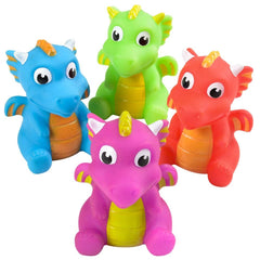 3" RUBBER WATER SQUIRTING DRAGON LLB kids toys