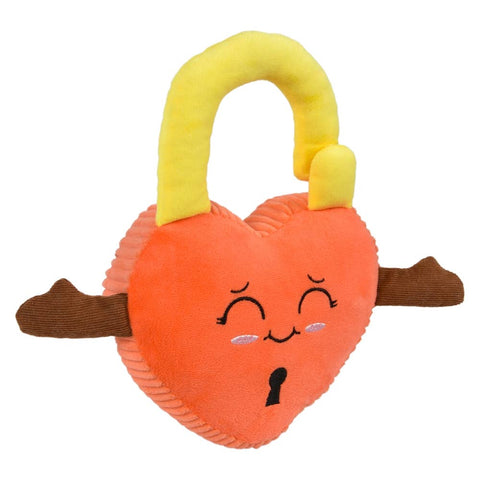 7" Padlock Heart Plush - LLB Toys