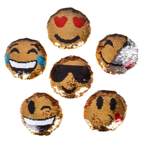 5" EMOTICON SEQUIN plush LLB Plush Toys