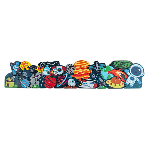 23" x 5" 26PC ALPHABET OUTER SPACE PUZZLE LLB Puzzle