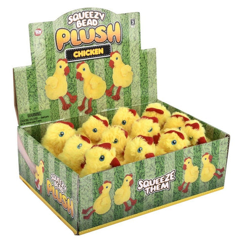 4.75" Chicken Squeezy Bead Plush LLB Plush Toys