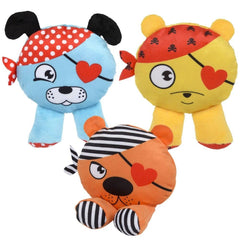 6.5" Pirate Head Plush - LLB Toys