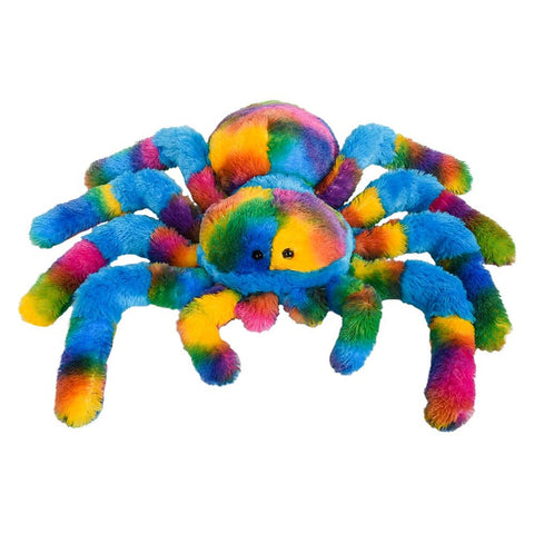 13" RAINBOW SPLATTER SPIDER LLB Plush Toys