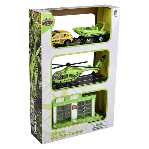 Jungle Die Cast Rescue Center - LLB Toys