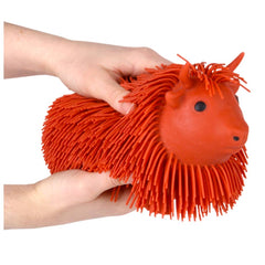 8.75" Shaggy Highland Cow Puffer - LLB Toys