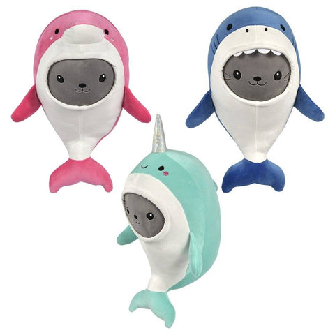 14" Dressed Seals Plush - LLB Toys
