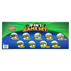 18" PLASTIC 9 IN ONE GAME SET LLB kids toys