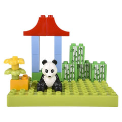 BLOCK SCENE PANDA 16PCS LLB kids toys