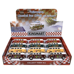5" Diecast  1962 VW Bus/Surfboard - LLB Toys