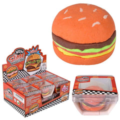 3.2" Cheeseburger Clay Slime 12ct - LLB Toys