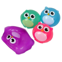 2.5" STICKY SPLAT OWL LLB kids toys