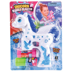 7" LIGHT AND SOUND UNICORN BUBBLE BLASTER LLB kids toys