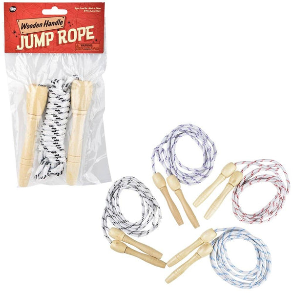 JUMP ROPE WOODEN HANDLE 7 FT LLB Sporting  Accessories