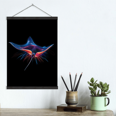 Neon Bold Colors Canvas Wall Art Print