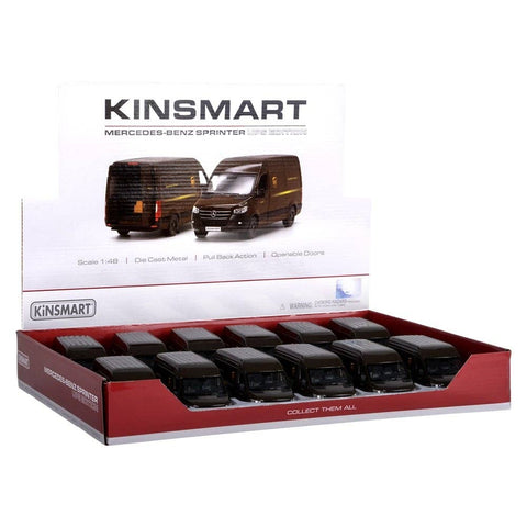 5" Diecast Pull Back UPS Delivery Van LLB Car Toys