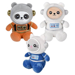 8.5" Dressed Astronaut Animals- LLB Toys