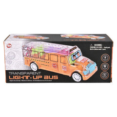 8" LIGHT-UP TRANSPARENT BUS LLB Light-up Toys