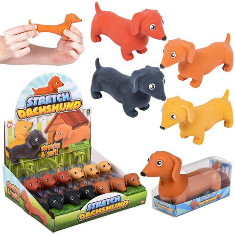 4.5" STRETCH DACHSHUND LLB kids toys