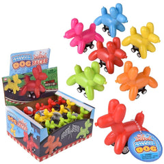 2.5" Pull Back Balloon Dog 24ct- LLB Toys