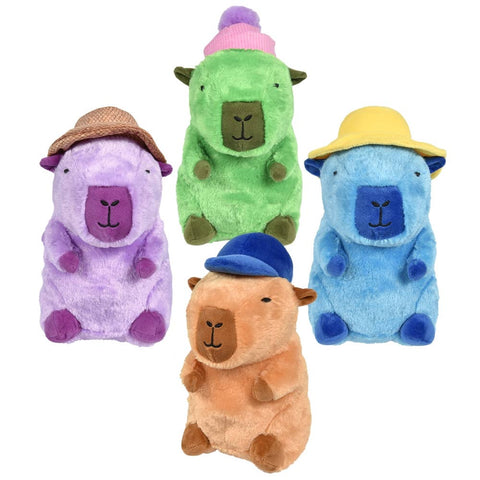 11" Capybaras With Hats Plush - LLB Toys