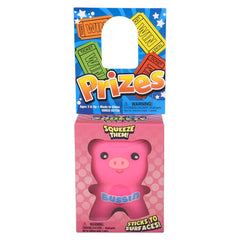 3" Squeezy Suction Pig 12ct 12/36 - LLB Toys