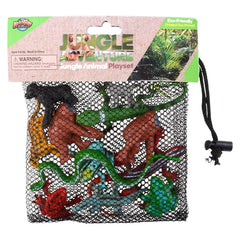 12PC JUNGLE MESH BAG PLAY SET LLB kids toys