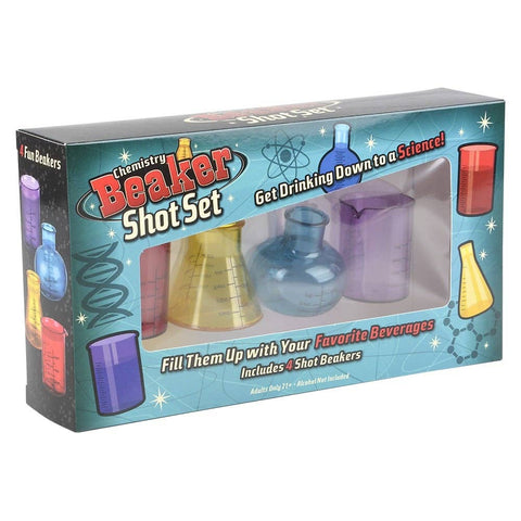 Chemistry Beaker Shot Set 4pc LLB kids toys
