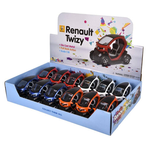 5" Diecast Pull Back Renault Twizy LLB kids toys