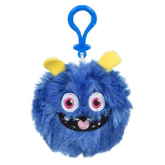 3.5" Furry Monster Balls Backpack Clip - LLB Toys
