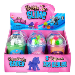 3.5" Bubble Tea Toy Slime 6ct - LLB Toys