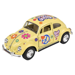 5" DIE-CAST FLOWER POWER VW BEETLE LLB Car Toys