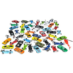 50PC 2"-4" DIE-CAST CARS 1:64 SCALE LLB Car Toys