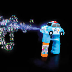 5" LIGHT AND SOUND POLICE CRUISER BUBBLE BLASTER - LLB Toys