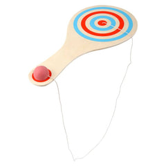 11.33" WOODEN PADDLE BALL LLB kids toys