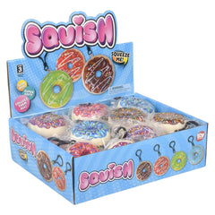 SQUISH DONUT BACKPACK CLIP - LLB Toys