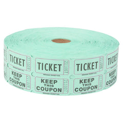 DOUBLE ROLL TICKET GREEN -2000/ROLL LLB kids toys