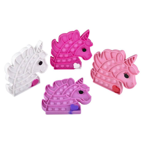 6.5" Valentines Unicorn Bubble Popper LLB kids toys