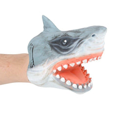 5" GREAT WHITE SHARK HAND PUPPET LLB kids toys