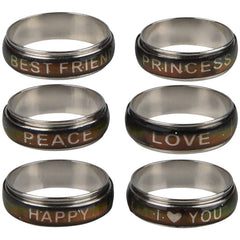 Sayings Spinner Mood Ring - LLB Toys
