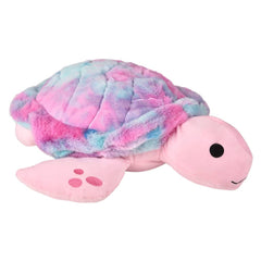 22" Pink Tie Dye Sea Turtle Pillow - LLB Toys