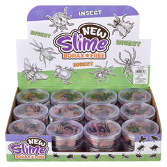 2.7" Insect Play Clay Slime 24ct - LLB Toys